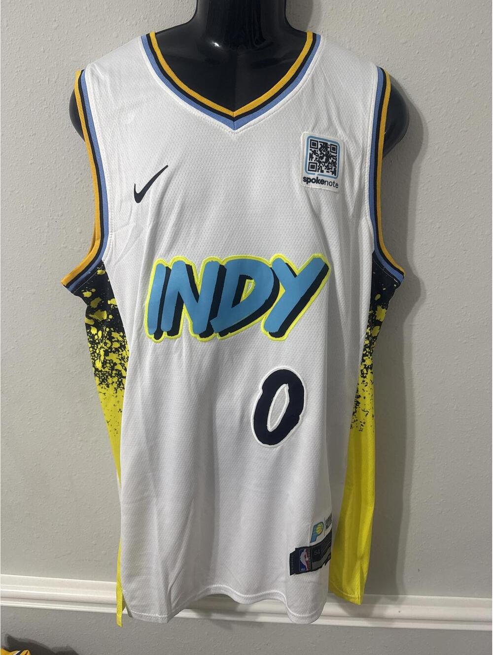 Indiana Pacers Tyrese Haliburton Jersey Size Men’s XL